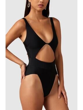 NWT MBM swimsuit aspire one piece black XXL